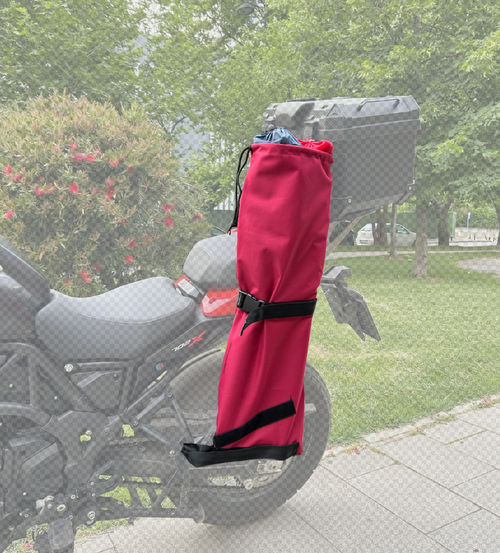 Motosiklet kamp sandalyesi taşıma çantası