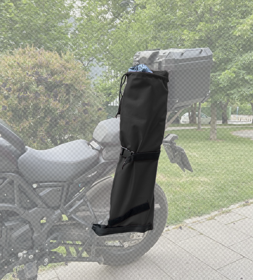 Motosiklet kamp sandalyesi taşıma çantası
